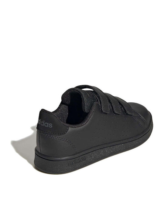 Advantage Παιδικά Sneakers με Σκρατς Core Black / Grey Six