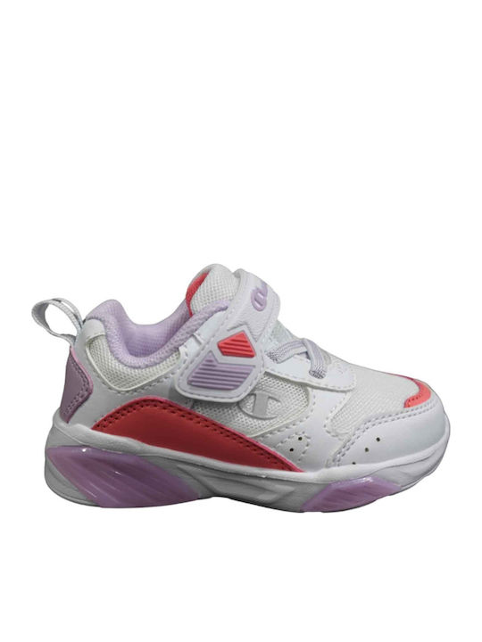 Wave G Kids Sneakers with Scratch White