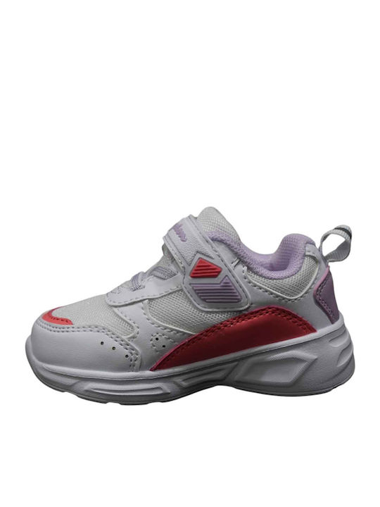 Wave G Kids Sneakers with Scratch White
