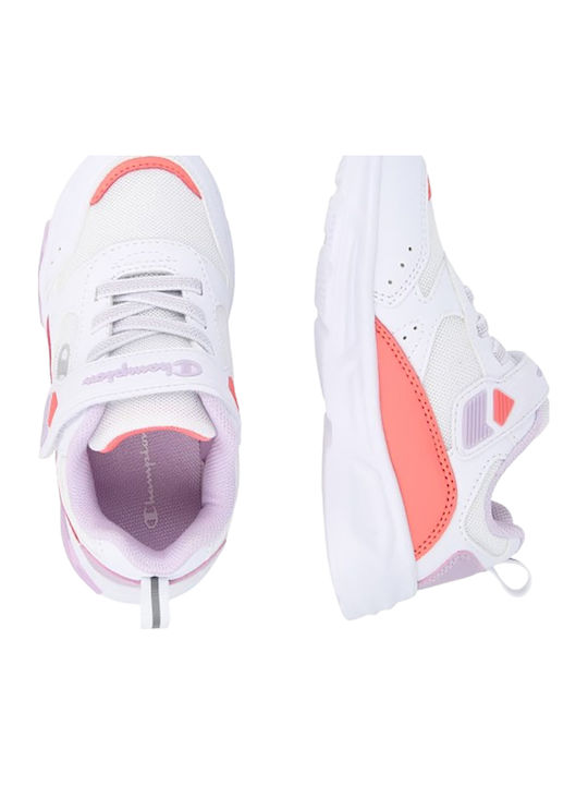 Wave G Kids Sneakers with Scratch White