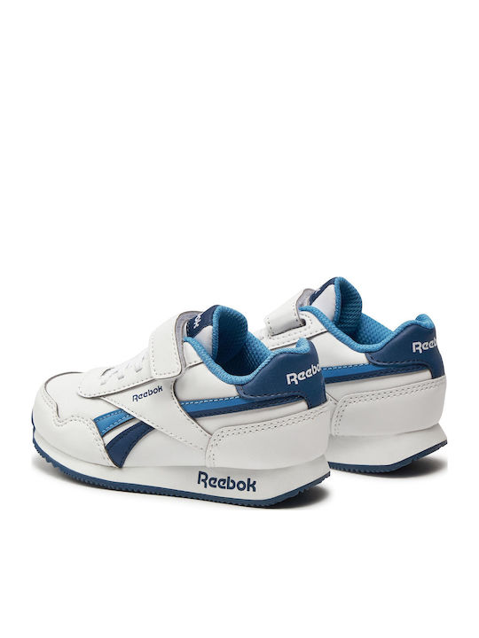 Royal Classic Kids Sneakers with Scratch Cloud White / Batik Blue / Essential Blue