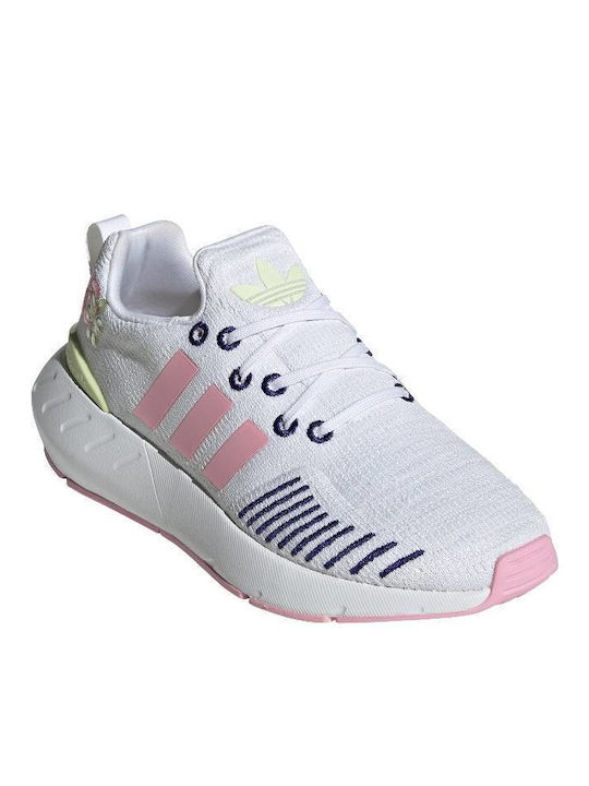 Swift Run 22 Kids Sneakers Cloud White / True Pink / Almost Lime