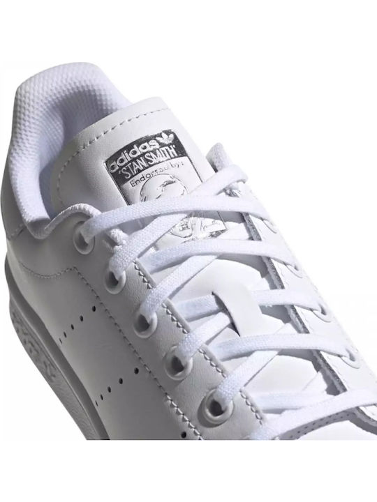 Stan Smith Stan Smith GS Încălțăminte sport Joasa pentru copii Alb Noros / Argintiu Metalizat
