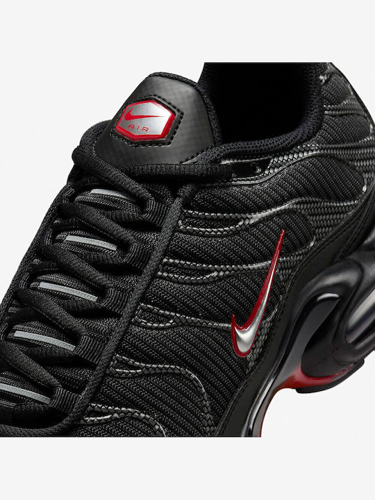 nike tuned red and black