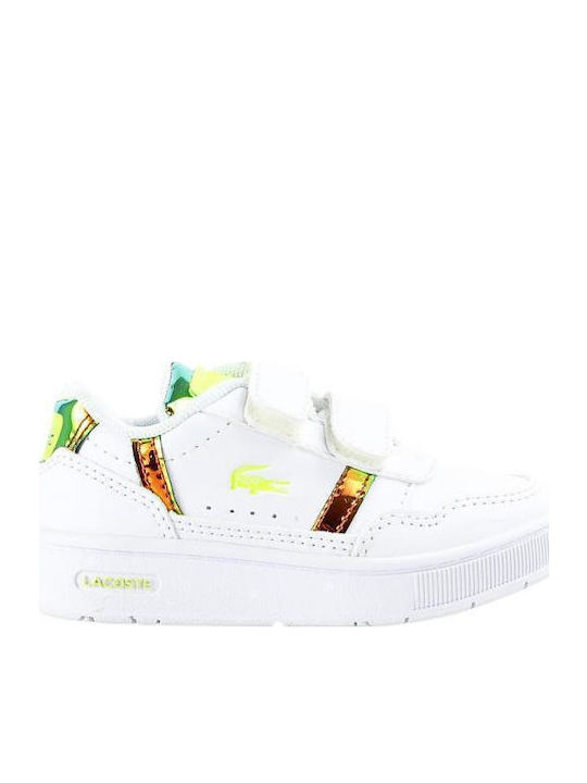 T-Clip Παιδικά Sneakers με Σκρατς Λευκά