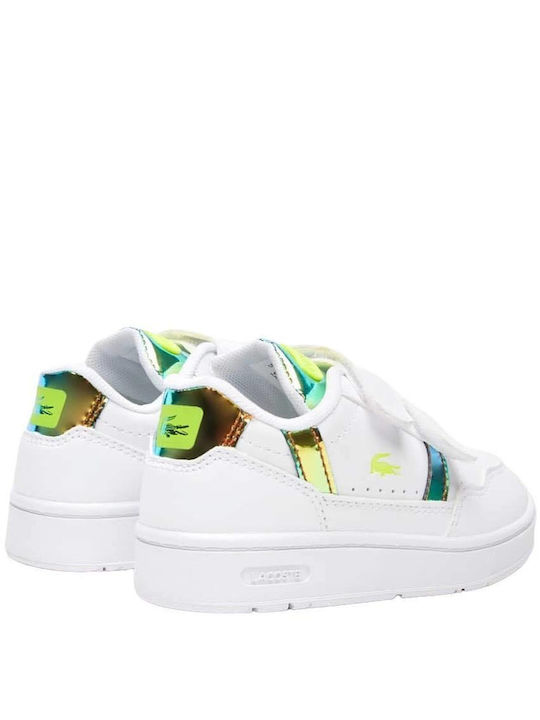 T-Clip Παιδικά Sneakers με Σκρατς Λευκά