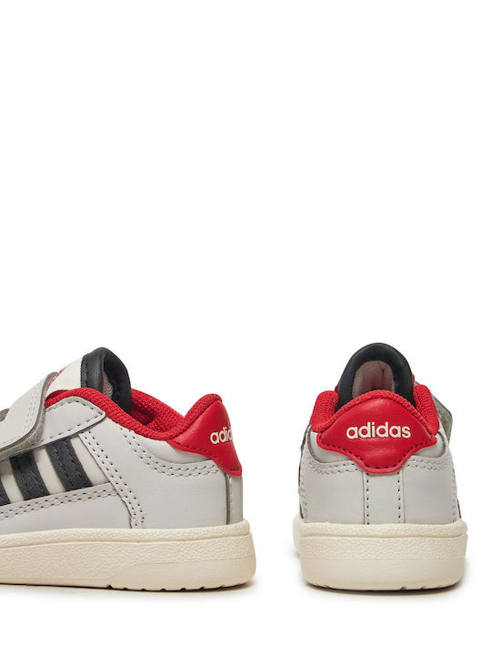Rapid Court Kids Sneakers with Scratch Gray