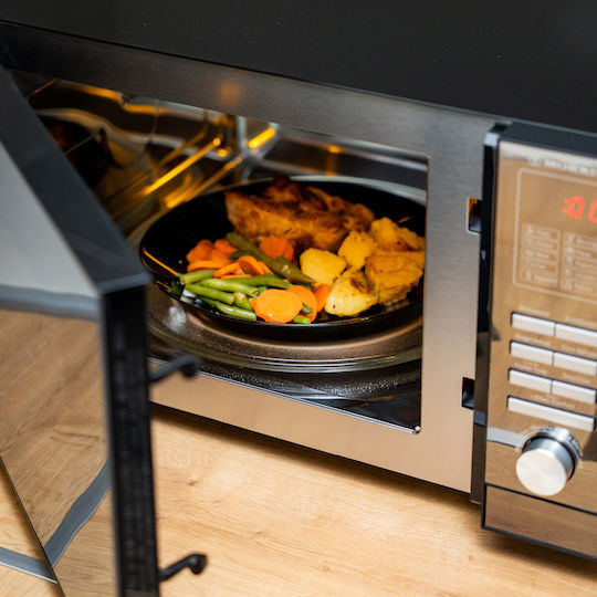 Morris Φούρνος Μικροκυμάτων με Grill 25lt Μαύρος