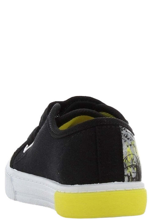 Παιδικά Sneakers με Σκρατς & Φωτάκια Μαύρα