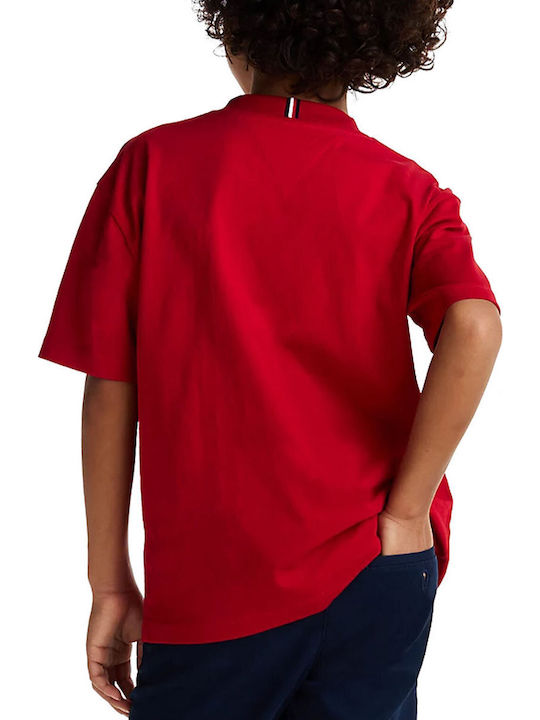 Kinder-T-Shirt rot ESSENTIAL