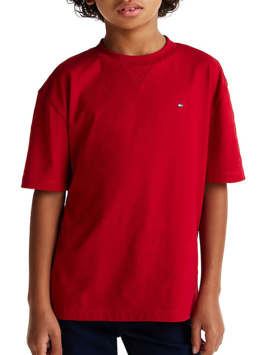 Kinder-T-Shirt rot ESSENTIAL