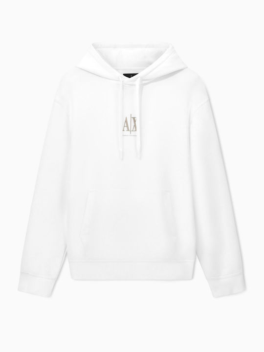 Armani Exchange White с Качулка