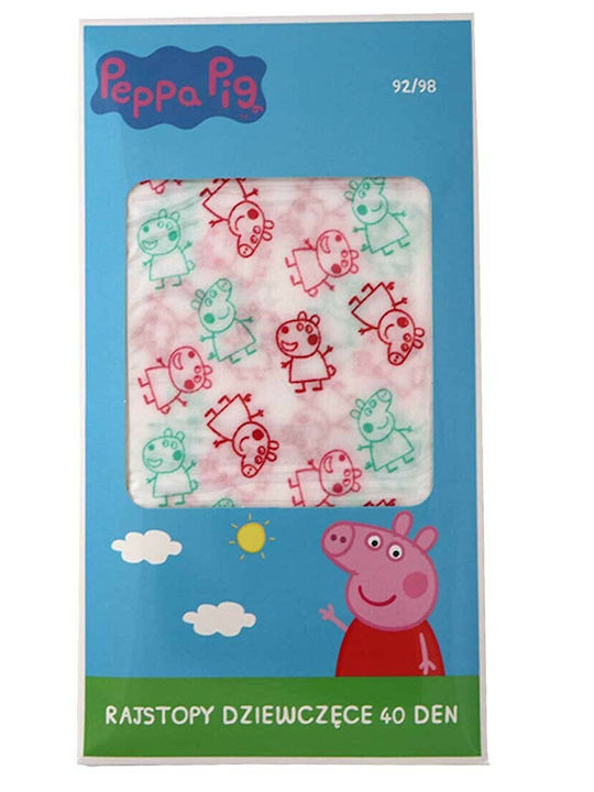 Peppa Pig Set Kids Tights White