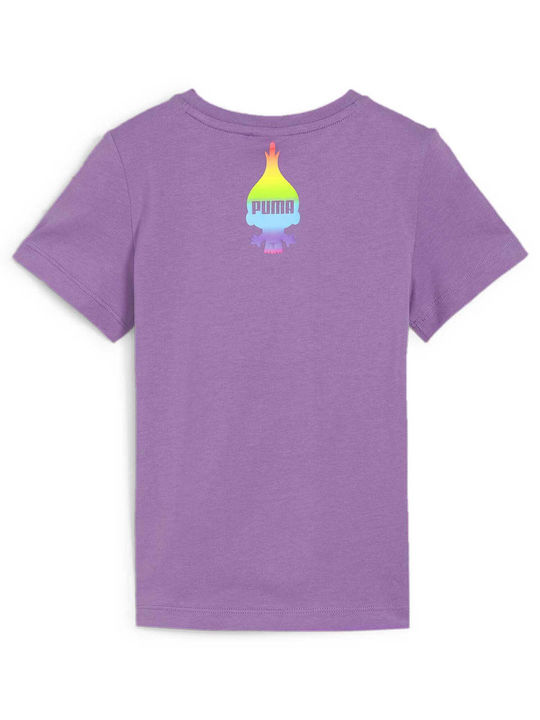 Kinder-T-Shirt Lila