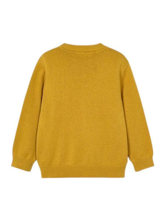 Kinderpullover Langarm Mustard, Yellow Basic