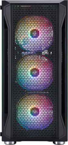 1STPLAYER Firebase X5 RGB v2 Gaming Midi Tower Κουτί Υπολογιστή με Πλαϊνό Παράθυρο Μαύρο