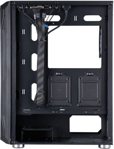 1STPLAYER Firebase X5 RGB v2 Gaming Midi Tower Κουτί Υπολογιστή με Πλαϊνό Παράθυρο Μαύρο