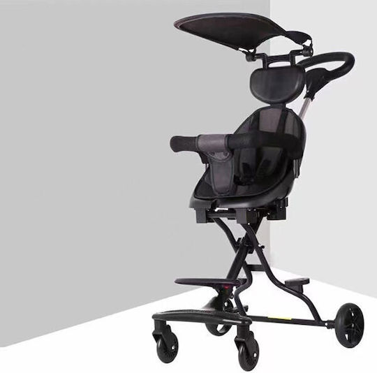 NBW Reglabil Cărucior pentru Bebeluși Potrivit de la 6+ Luni Negru 5.1kg BICI80281
