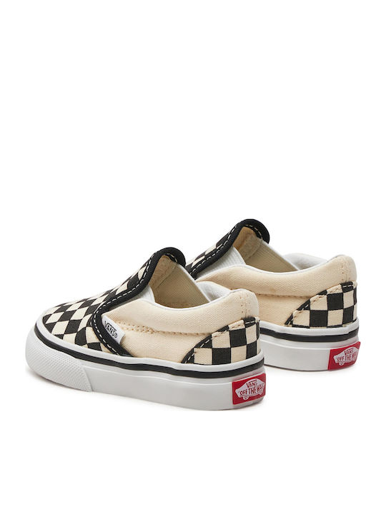 Checkerboard Παιδικά Sneakers Slip-on Πολύχρωμα