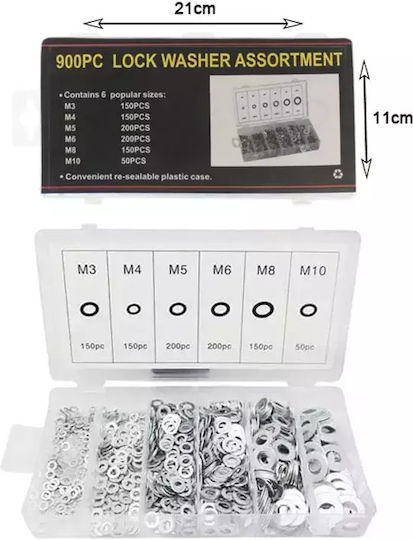 Lock Washer 900pcs Assortment 209990