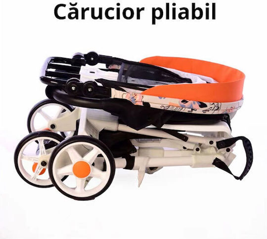 NBW Reglabil Cărucior pentru Bebeluși Potrivit de la 6+ Luni Negru 6kg BICI80251