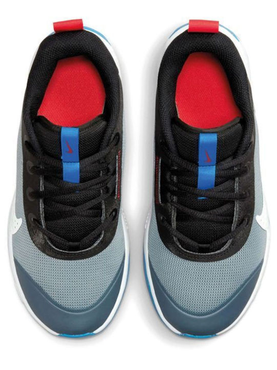 Omni Multi Court Kinder Sneakers Cool Grey / Black / Light Crimson / Photo Blue