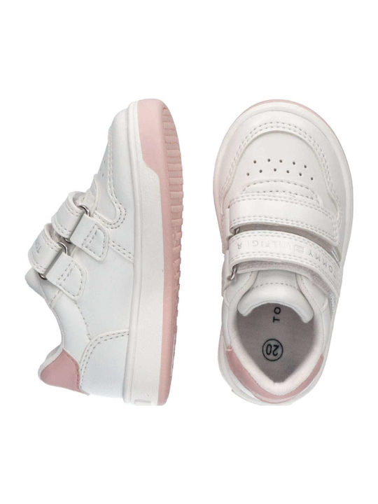 Kids Sneakers with Scratch White