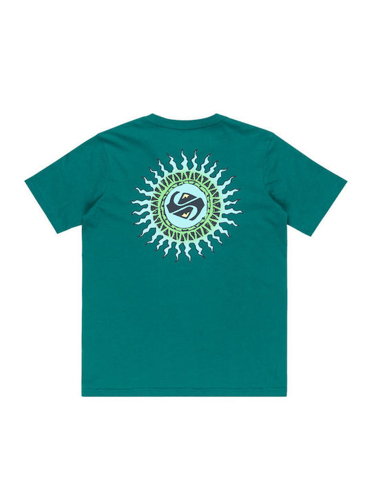 Kids' T-shirt GREEN Ev Beach Blast