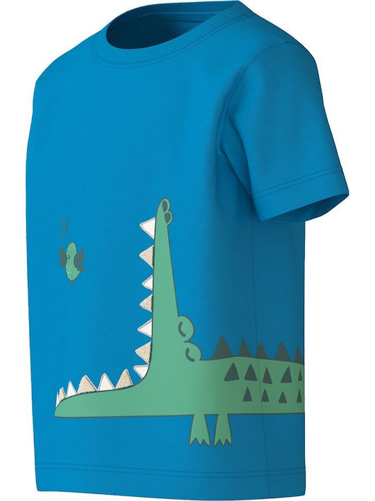 Παιδικό T-shirt Swedish Blue Bird And Crocodile