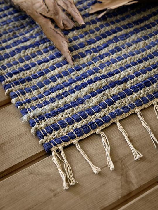 Nima Kobe with Fringes Blue