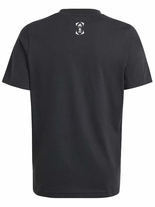 Детска тениска Black