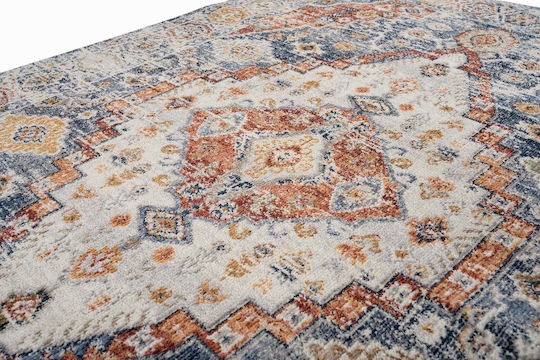 Balsan Rug Rectangular Terra Beige Blue Light Grey Memory Blue Light Grey