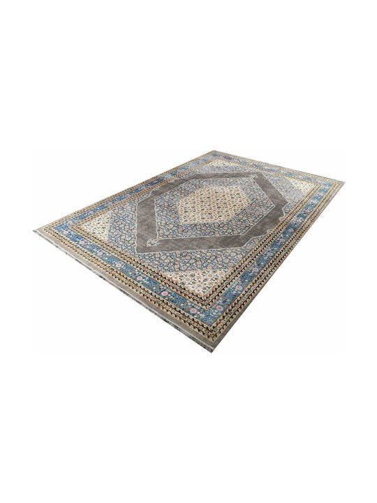 Tzikas Carpets Quares 32968-095 με Κρόσια 240x300cm Γκρι