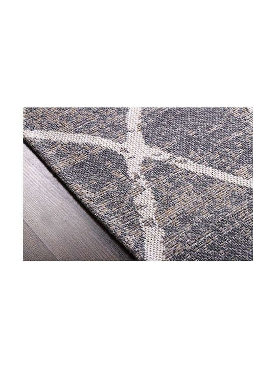 Newplan Kasbah 3362/602 Teppich Rechteckig Synthetisch,Polyester/Cotton/Leather Grey (#3362/602)