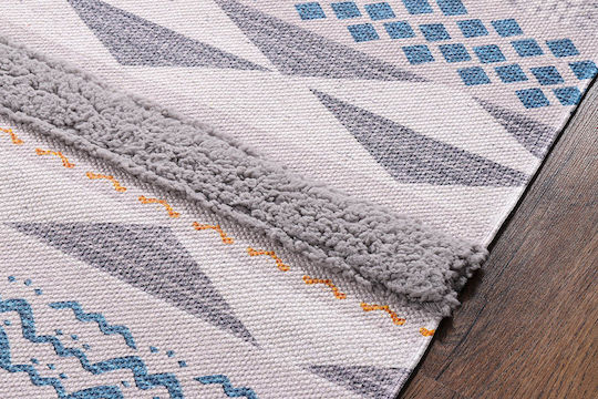 Newplan 4550 Handmade Rug Rectangular with Fringes Gray