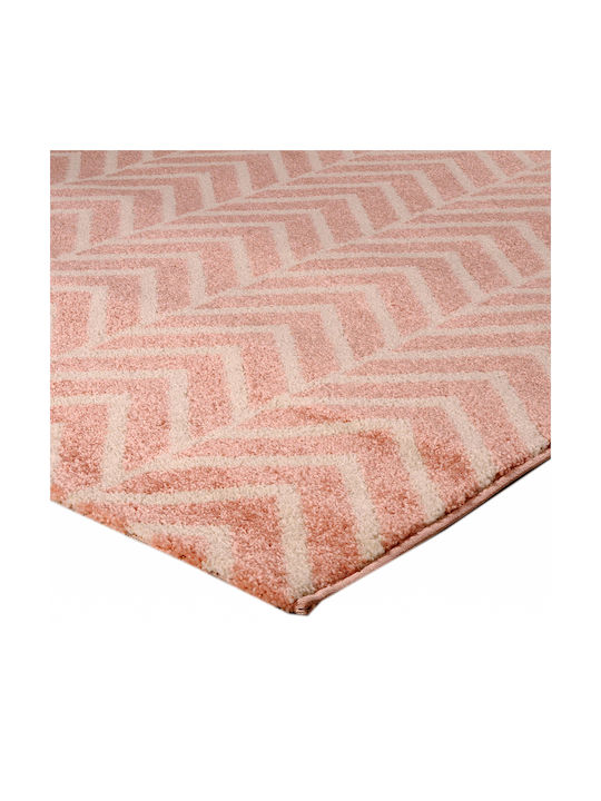 Tzikas Carpets Siesta 00148-255 Teppich Rechteckig Synthetisch,Polyester/Cotton/Leather Pink