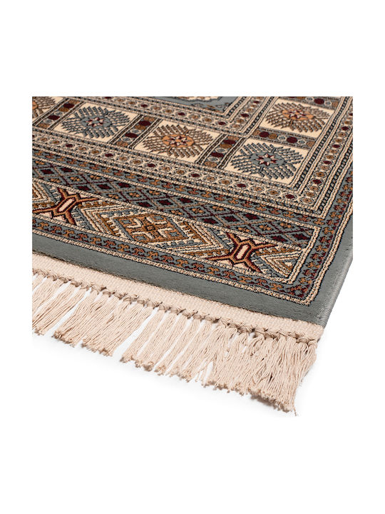 Βιοκαρπέτ Isfahan 5602A Χαλί Ορθογώνιο με Κρόσια Blue Cream 200x250cm