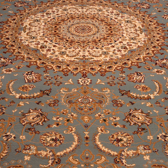 Biokarpet Isfahan 5602a Rote Wohnzimmerteppich