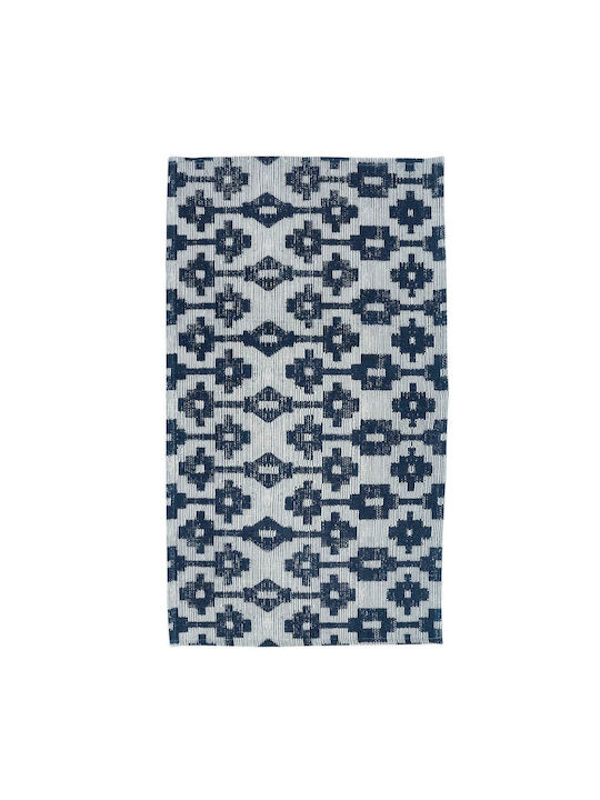 Das Home 7025 Teppich Rechteckig Baumwolle Blue
