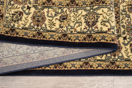 Newplan Klassik 1533B Teppich Rechteckig Synthetisch,Polyester/Cotton/Leather mit Fransen Klassik mit Quasten 5-48-KLASSIK-1533BKR-133X190