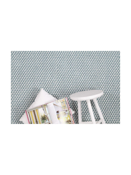 Royal Carpet Duppis OD2 Rug Outdoor Rectangular with Fringes OD2 White Blue