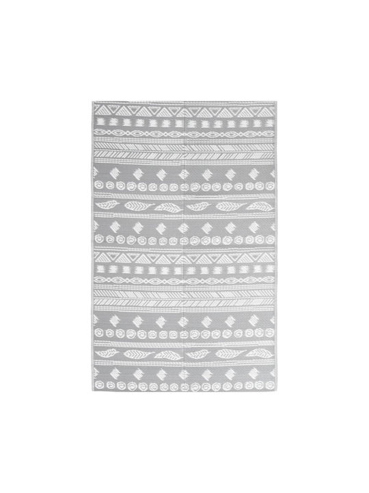vidaXL Covor De exterior Rectangular Gri