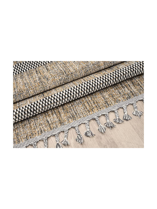 Newplan Zenith 75557A Rug Rectangular with Fringes Beige