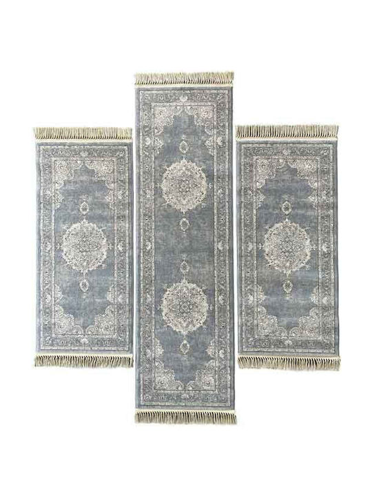 Ragolle Da Vinci Covor Rectangular cu franjuri Gri