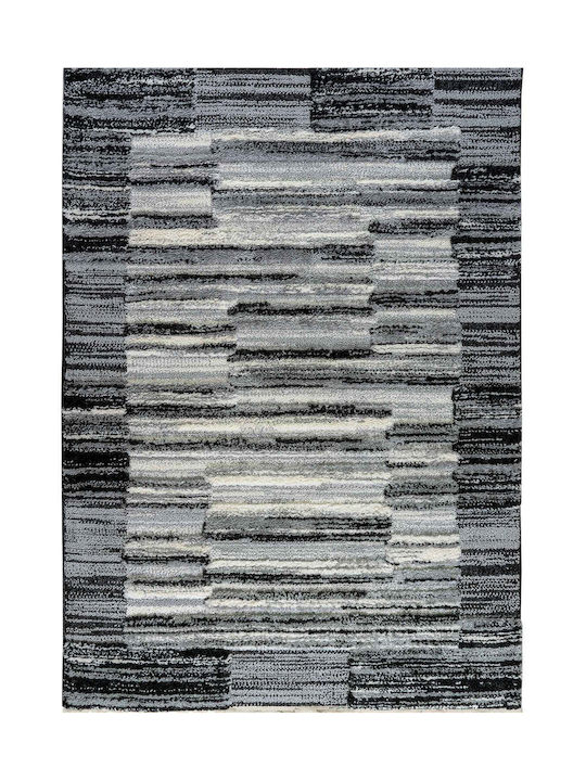 Madi Street με Κρόσια 165x230cm Γκρι