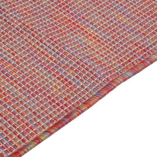 vidaXL Rug Outdoor Rectangular Red 340822