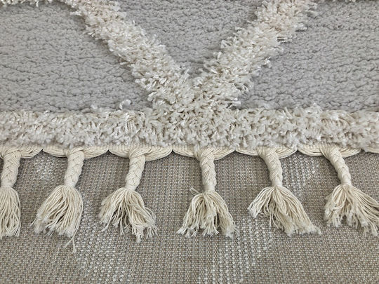 Koulis Carpets Thick 757 με Κρόσια 235x290cm Grey / Cream