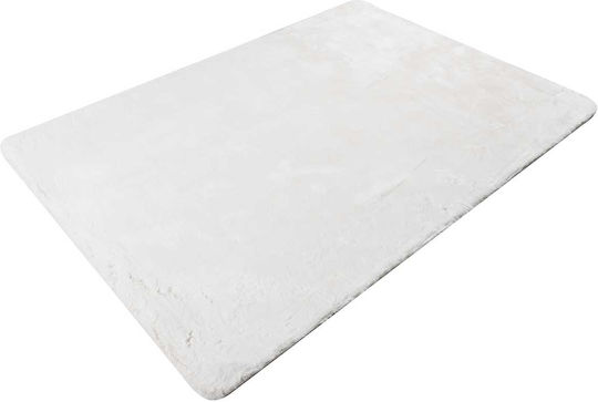 Balsan Rabbit Χαλί Διάδρομος Γούνινο White 80xcm