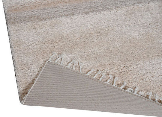 Balsan Soft Χαλί Ορθογώνιο Shaggy με Κρόσια Beige x230cm