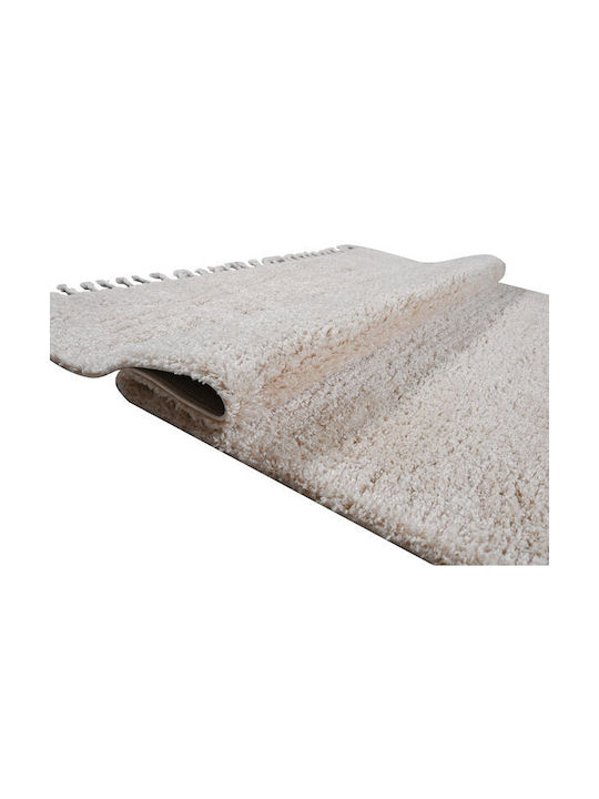 Balsan Soft Χαλί Ορθογώνιο Shaggy με Κρόσια Beige 200x280cm